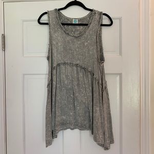 Gray Boutique Tank Top